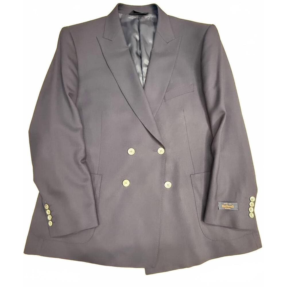 NEW MAX DAVOLI men's sport coat in navy